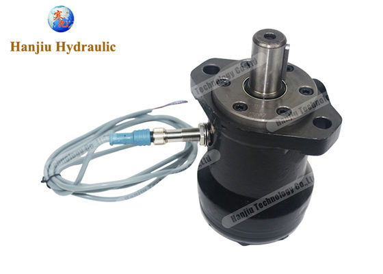 BMR Hydraulic Motor with 36ml/r Displacement 2-hole Wheel Flange and Straight Shaft for Danfoss OMR Replacement