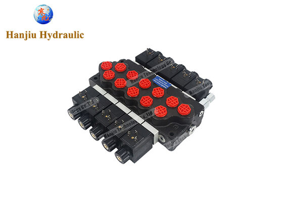 Hydraulic Control Valve SD5 Series Monoblock Directional Solenoid Valve 40liters with 12VDC