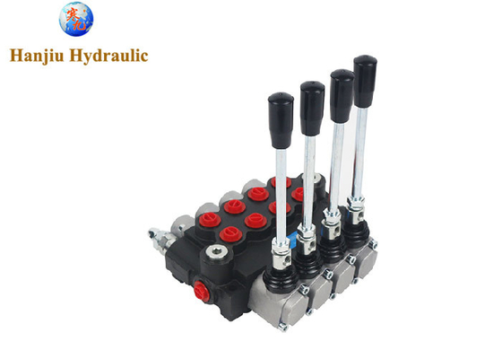 4P40-1A1A1A1GKZ1 Υδραυλική βαλβίδα κατεύθυνσης 40L 4 σπείρες G3/8 θύρες
