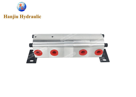 FMA-4N-8.8S Τετραπλός εκτροπέας γραναζιού με εκτόπισμα 8.8 cc, υλικό από χυτοσίδηρο και πίεση 21 MPa για κινητά μηχανήματα